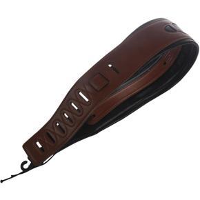 Leather Cowhide Guitar Strap for Electric Bass Guitar Adjustable Padded