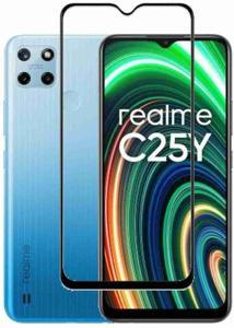 9H Full Glue Tempered Glass Screen Protector For Realme C25y