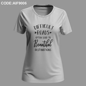 Ladies Difficult Half Sleeve T-shirt