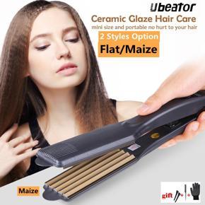 Ubeator -Electronic Hair Straighteners Curler Waves Flat Maize splint Iron Tools for Women- 567-Dark gray