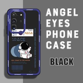 Hontinga for Samsung S20 Ultra Back Cover Space Astronaut Case Camera Protection Soft Silicone TPU Phone Cases