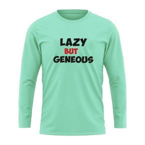 Lazy But Jenius  Full Sleeve  T-shirt For Men