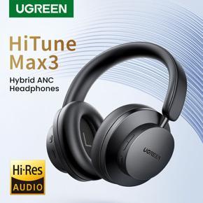 UGREEN HiTune Max3 Headphones Hybrid 35dB ANC Active Noise Cancelling Earphones Wireless Over Ear Bluetooth Headset, 3D Spatial Audio