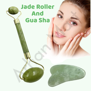 Jade roller and Gua sha set