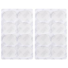 ARELENE 16Pcs Alto/Tenor Saxophone Sax Mouthpiece Patches Pads Cushions 0.8mm---Translucent