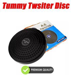 Twister Disc, Exercise disc, Twister machine, tummy trimmer disc, tummy trimmer, tummy twister disc - Black