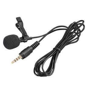 Lavalier Mic Microphone Case For Iphone Smartphone Recording Pc Clip-On Lapel