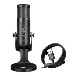 Pro Desktop live Microphone MC-PW9 USB RGB condenser mic for PC Laptop Computer