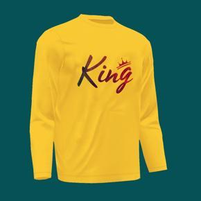 King  Yellow long Sleeve T-Shirt