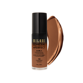Milani Conceal+ Perfect 2 in 1 Foundation-- Chestnut