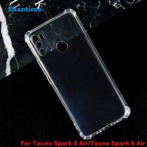 For TECNO Spark 6 Air/TECNO Spark 5 Air Bumper Transparent Case back cover