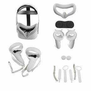 Protective Eye Face Mask Cover for Oculus Quest 2 VR Press Controller with Handle Grip for Oculus Quest2