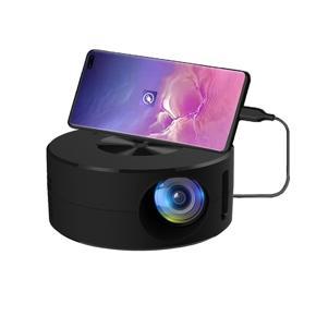 YT200 320 X 180P LED HD Mini Projector USB Powered Support Wired Connection Phone Screen