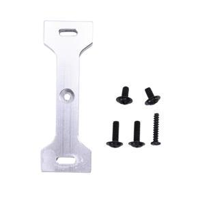 2 Set RC Car Part: 1 Set Metal Beam Center Fixed Accessories & 1 Set Steel Shock Absorber Leaf Springs Suspension