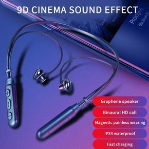 DASI BT-93 Wireless Bluetooth Earphone Handsfree Noise Cancelling Earbuds IPX4 Waterproof Handset Ear Phones Sport Headphone for All Phone