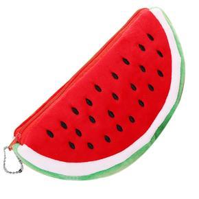 1 Pc est Practical Big Volume Watermelon Fruit Kids Pencil Bag Case Gift Cosmetics Purse Wallet Holder Pouch School Supplies