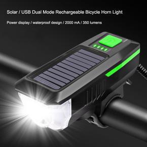 Bicycle Light USB Rechargeable Bike Headlight Waterproof LED Bike Light 3 Modes LED Mountain Bike Front Light
