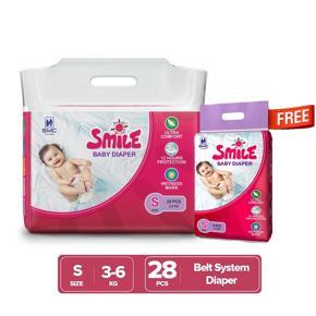 Smile Baby Diaper Small S 3-6 kg - 28 pcs