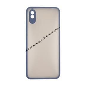 For Xiaomi Redmi 9A  -Smoke Matte Case with Soft Bumper Frame Slim Fit Protective Smoke Case Cover