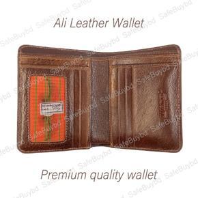 Bi-Fold Vertical Wallet And Card Holder - 11 Card Slots, 100% Pure Leather MonyBag