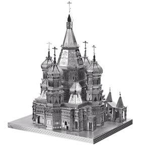 DIY 3D Metal Assembly Model Vasily Cathedral Educational Toy Puzzle for Kids Adults