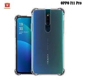 OPPO F11 Pro Luxury Airbag Crystal Clear Soft Rubber Silicone Transparent TPU Back Case