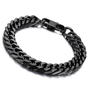 Stainless Steel Black Color Men's Bracelet