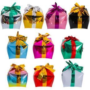 Loveshopping* Gift Box Cube Aluminium Foil Balloons Christmas Party Decoration Supplies Decors
