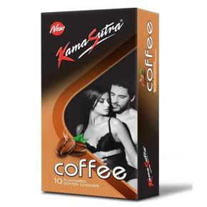 Kamasutra Coffee Condoms - 10pcs in box