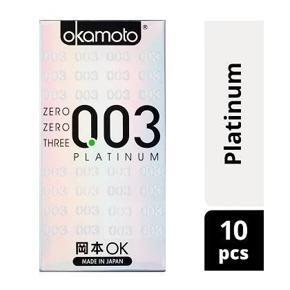 Okamoto 003 Platinum Super Ultra Thin Condoms – 10Pcs