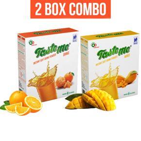 SMC Taste Me Instant Drink Powder - Orange and Mango Flavor Combo - 2 Box Combo - 2 x 200gm Box