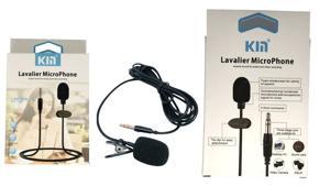 External Clip-On Lapel  Microphone 3.5Mm Kin Km-005 Crystal Sound And High Quality