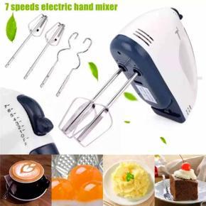 Electric Hand Mixer High Speeds Roasting Appliances Cream 7 Speed Mixer Kitchen Baking Tools