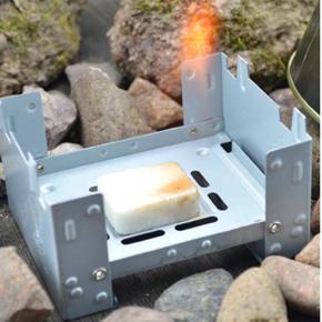 Foldable Solid Fuel Stove with free fuel for Camping and Outdoors | Camping Stove