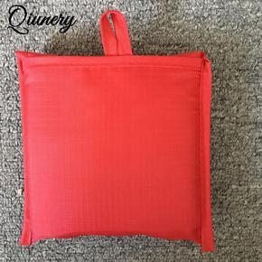 QI Reusable Folding Shopping Bag Waterproof Eco-friendly Oxford Cloth Tote Bag