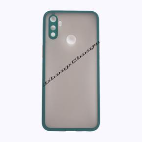 Realme C3 - Smoke Matte Case with Soft Bumper Frame Slim Fit Protective Smoke Case Cover