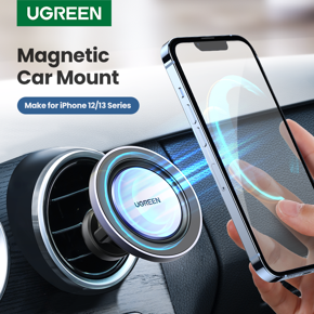 {New} UGREEN Magnetic Car Phone Holder Air Vent Phone Stand For iPhone 13 12 Pro Xiaomi Samsung Huawei Magnetic Car Phone Stand