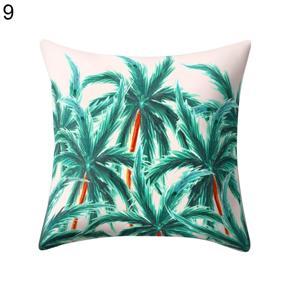 Modern Multicolor Tropical Leaves Print Sofa Bed Throw Pillow Case Cushion Cover