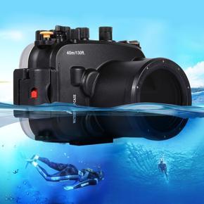 PULUZ 40m Underwater Depth Diving Case Waterproof Camera Housing for Sony A7 / A7S / A7R