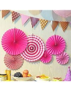 6pcs party fans decoration for Wedding Birthday Fiesta Party Supplies