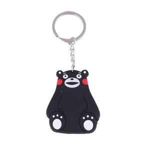 Rubber Bear Key Ring - Black