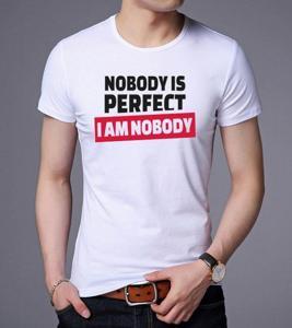 I am Perfect Half Sleeve T-Shirt For Men