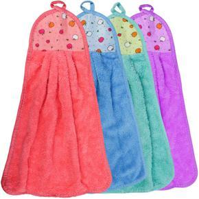 Kitchen Hand Towels - Hanging Wipe Cloth for Kitchen & Bathroom