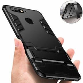 Huawei Y9 2018 Luxury Shockproof Rugged Impact Armor Slim Hybrid Kickstand Protective Cover Case