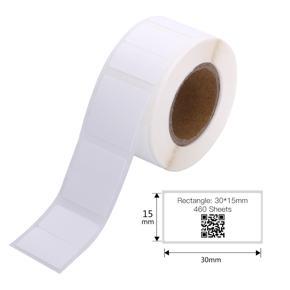 Aibecy Label Paper Thermal Sticker Self-Adhesive Printable Paper Roll Waterproof Oil-Proof Tear Resistant for Price Name Barcode Clear Printing for DP23 Series Thermal Printer Label Maker Machine