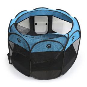 Portable Folding Pet tent Dog House Cage Dog Cat Tent Playpen Puppy Kennel Easy Operation Octagon Fence #B