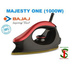 Bajaj Majesty One 1000-Watt Dry Iron - Red/Black