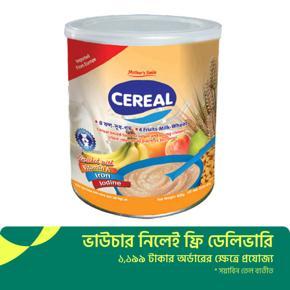 Mother's Smile - 4 Fruits - Milk - Wheat Cereal - 400gm