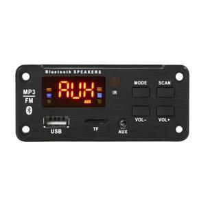 DC12V Wireless Bluetooth MP3 WMA USB/SD/FM/AUX Decoder Board Plate Audio Module Color Screen MP3 Player for Car Accessories