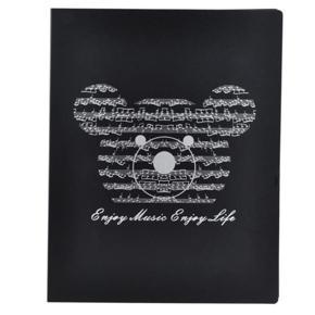 Music File Folder Loose Leaf Music Folder Paper Document Music Theme for Piano Wind Band Organ File or More Occasions